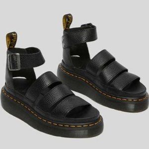 NWOB Dr. Martens Clarissa II Women's Leather Platform Sandal, Size 10